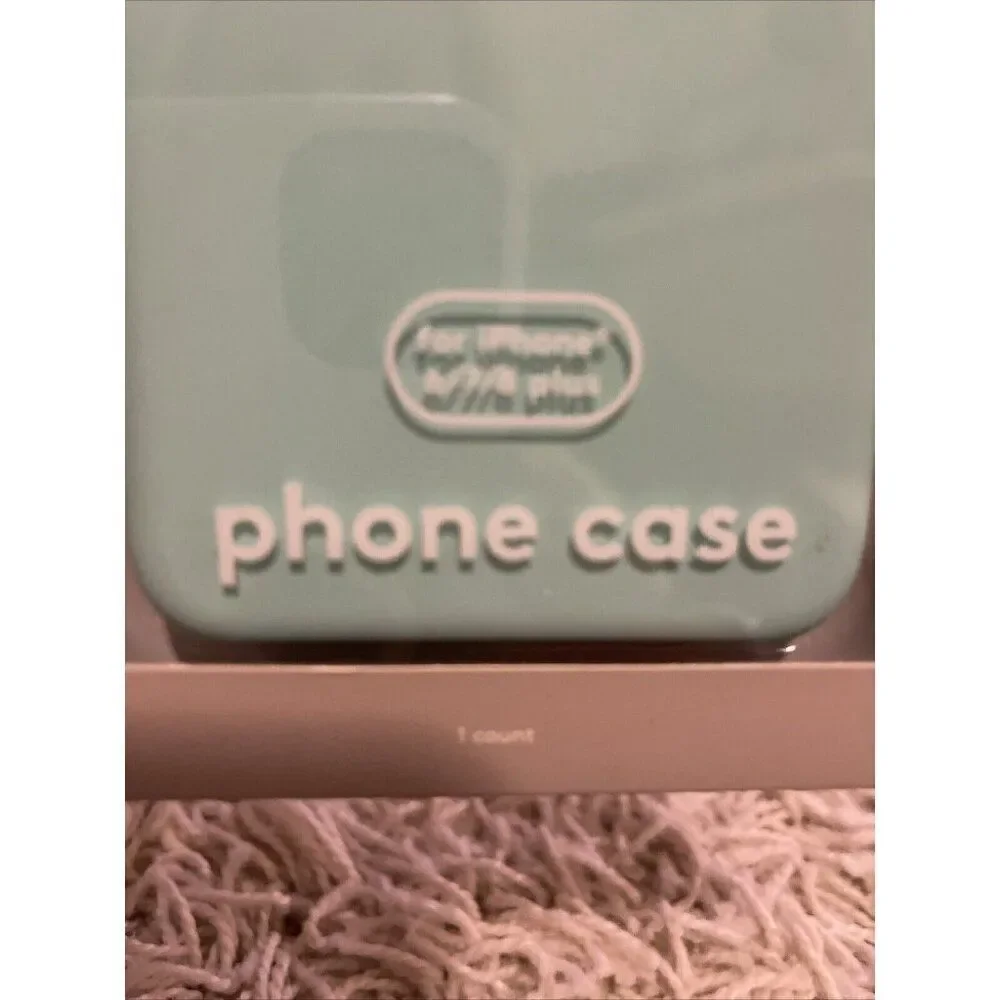Heyday NEW in Box phone case for iPhone 6/7/8 plus, mint green, silicone case